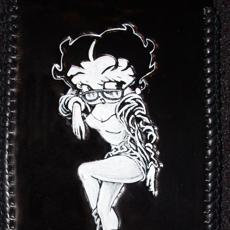 Tooled and painted tank bibs